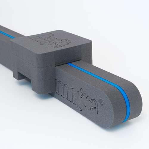 BackMitra Grey-Blue + Pillow Grey