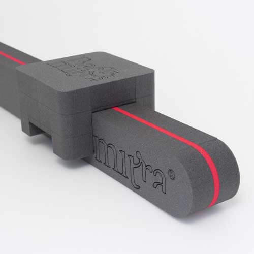 BackMitra Grey-Red + Pillow Grey